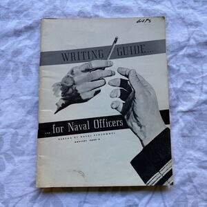 Writing Guide for Naval Officers 1964/66 military ephemera